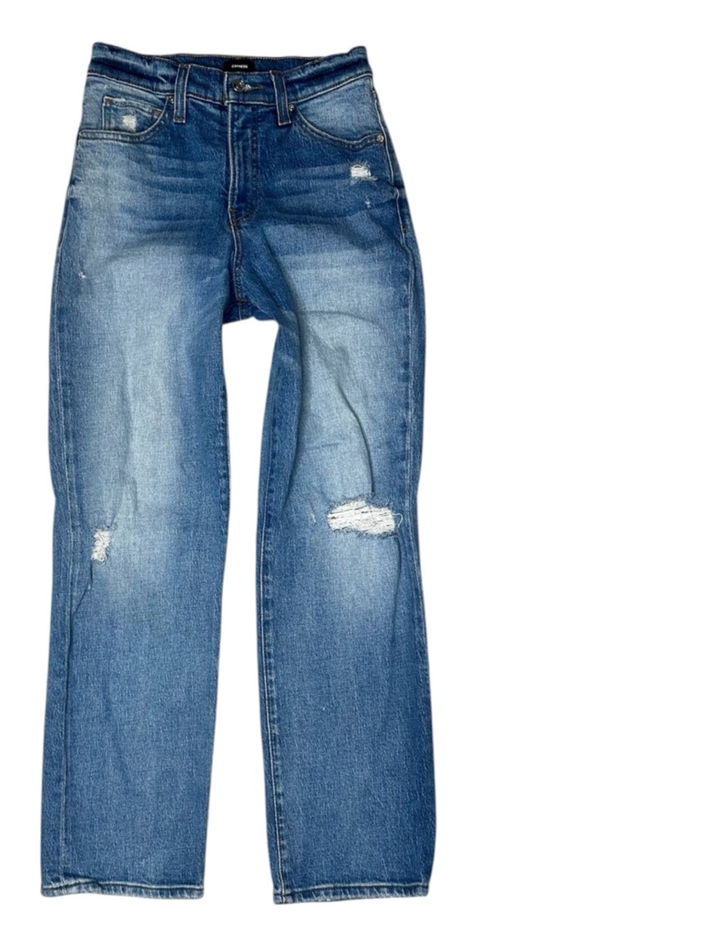 Express jeans, modern straight, high-rise size 2 short